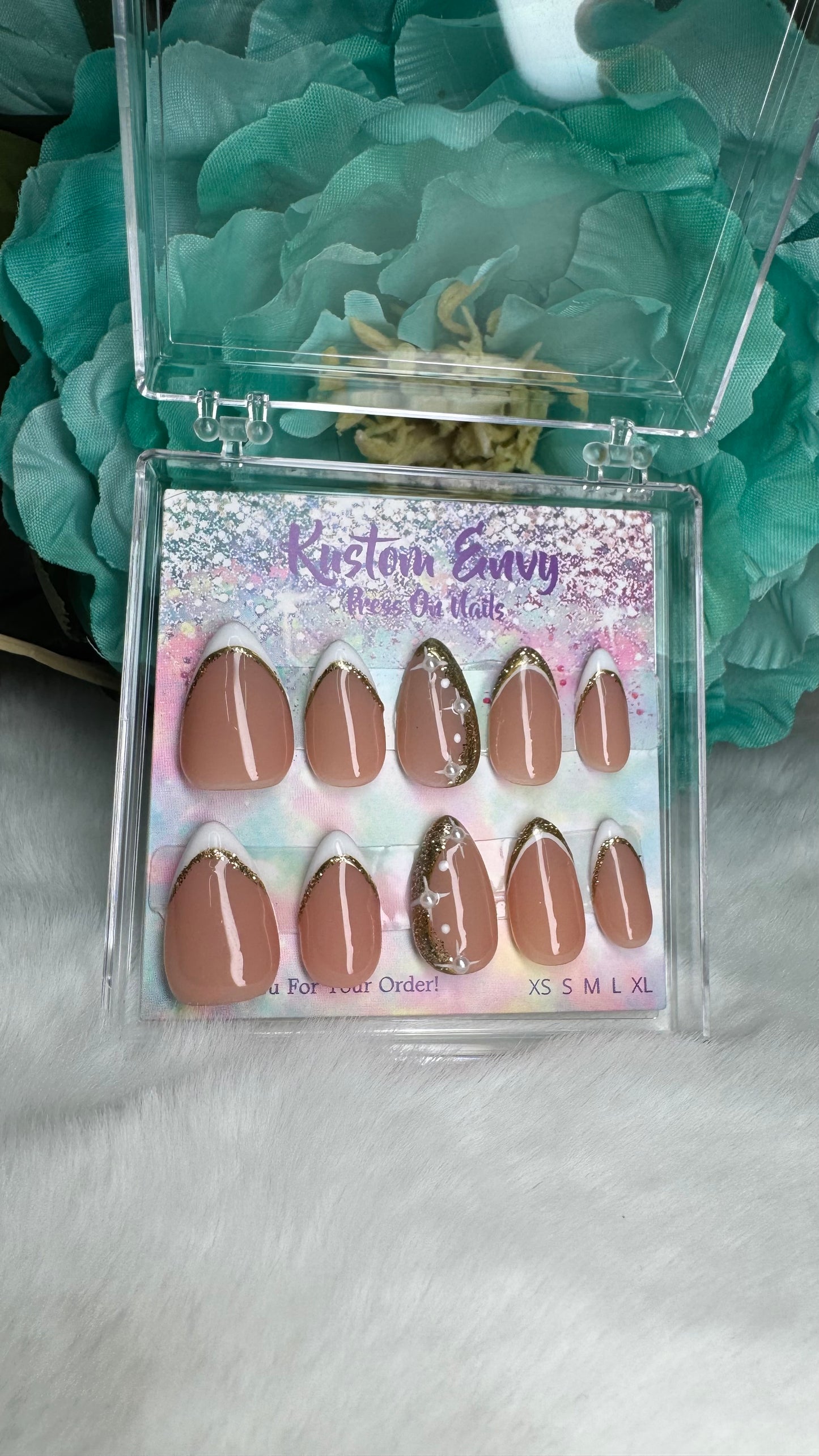 Champagne Luxe French Tip Press-On Nails