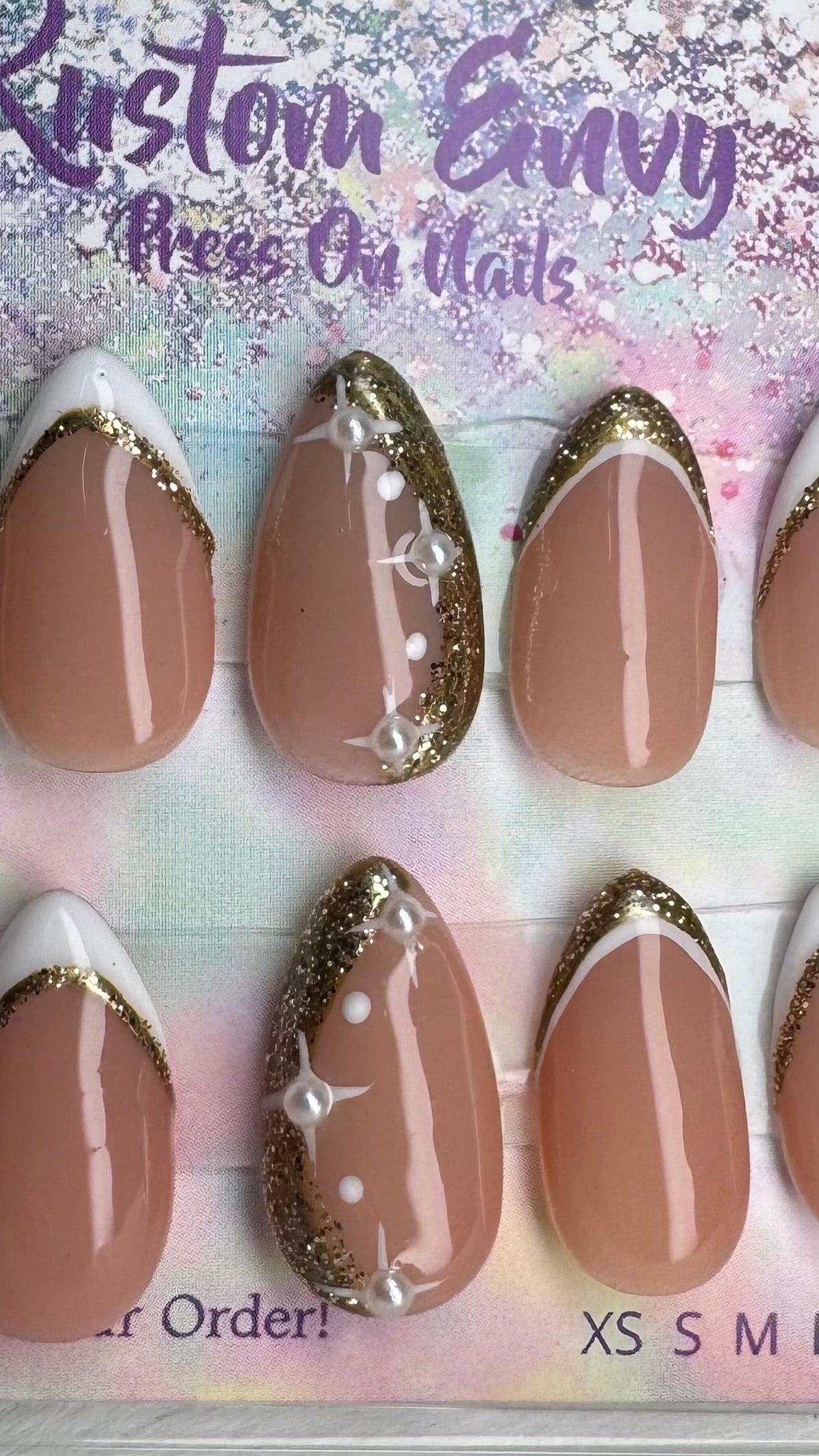 Champagne Luxe French Tip Press-On Nails